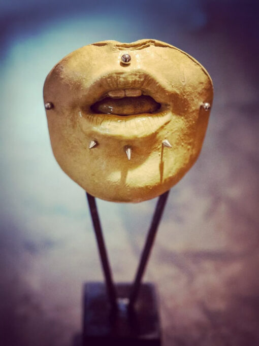 Open Mouth Facial Piercing Display - Female