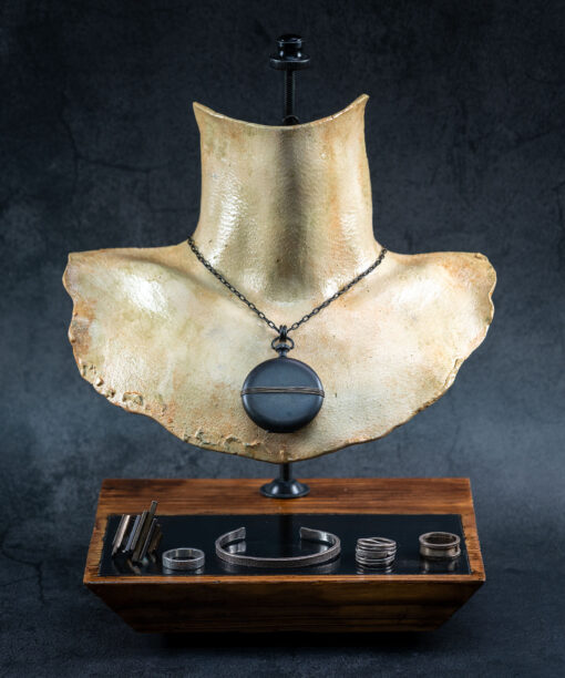 Adjustable Necklace Display - Black